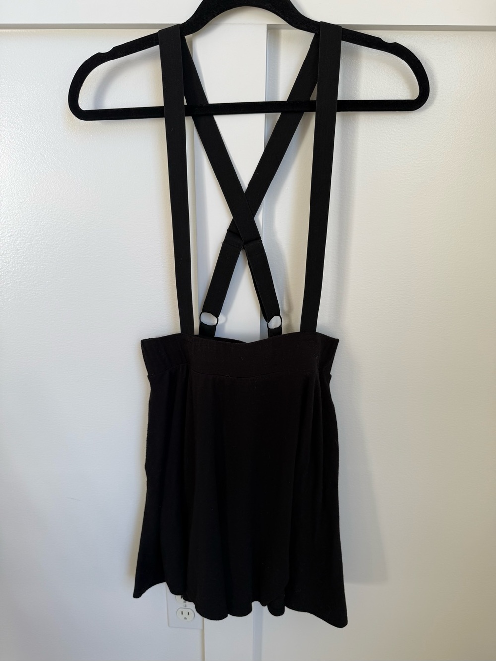 Hot Topic Skirt Suspenders Med Whimsigoth Black Grunge